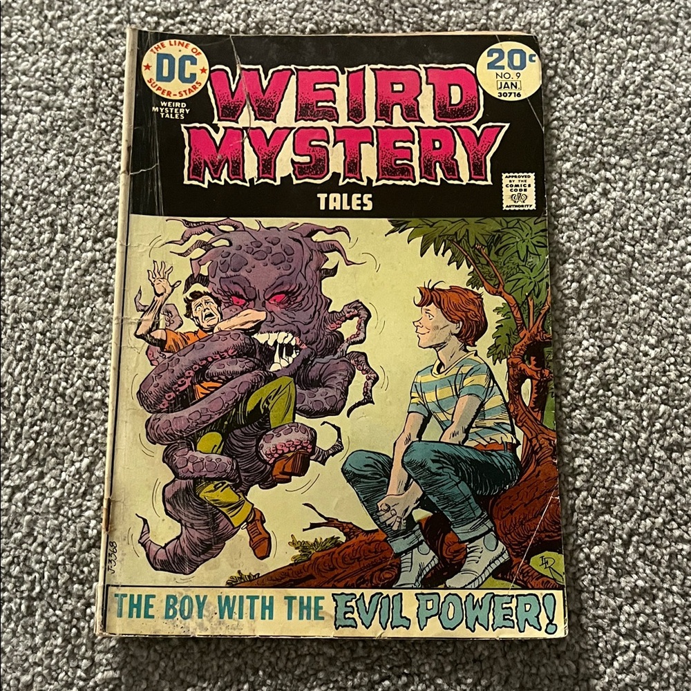 DC Comics Weird Mystery Tales Comic - Red, Purple, Green
